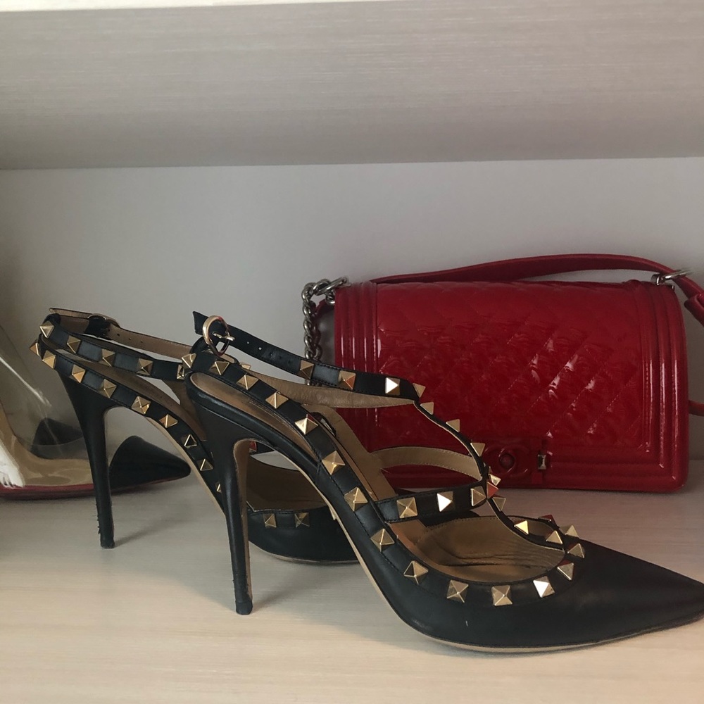 Valentino rockstud heels sandals shoes